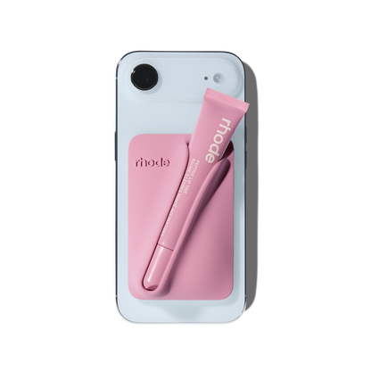 rhode Peptide Lip Tint with Snap-On Lip Case – Hydrating Glossy Lip Tint & MagSafe Silicone Phone Lip Holder