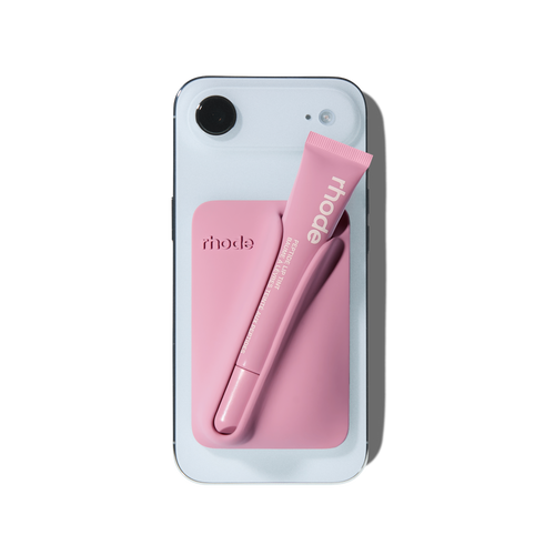 rhode Peptide Lip Tint with Snap-On Lip Case – Hydrating Glossy Lip Tint & MagSafe Silicone Phone Lip Holder