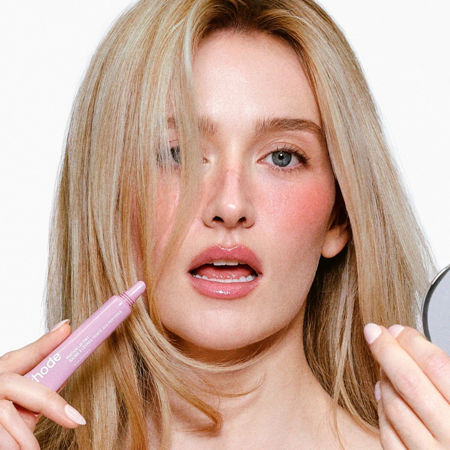 rhode Peptide Lip Tint with Snap-On Lip Case – Hydrating Glossy Lip Tint & MagSafe Silicone Phone Lip Holder